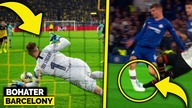 Ter Stegen RATUJE FC BARCELONĘ w Lidze Mistrzów! OSTRY FAUL na piłkarzu Chelsea!
