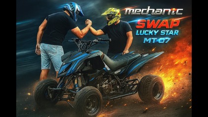 SWAPa Mechanic Atv: https://www.facebook.com/mechanik.atv.9
Jeżeli się podobało zostaw lajka i suba! ;) 
Facebook: https://www.facebook.com/Ori-Atv-Riders-1667789790002925/
Mechanic: https://www.facebook.com/mechanik.atv.9
Instagram: https://www.instagram.com/ori_atv_riders/
Majster 3D: https://www.instagram.com/majster3d/

Uwaga!
Powyższe sceny filmowe zostały zmontowane za pomocą programu do edycji wideo, który umożliwia dowolną modyfikację materiału. Liczniki nie są skalibrowane  prędkości prezentowane na ekranie są zawyżone. Unoszenie się kół podczas jazdy, jak i poruszanie się po polach, łąkach i lasach to efekt komputerowy.

Wszystko, co właśnie zobaczyłeś, nigdy się nie wydarzyło i jest wyłącznie produkcją filmową.

Jakiekolwiek podobieństwo osób, miejsc, wydarzeń, imion, ksywek, adresów i innych określeń przedstawionych na tym kanale jest czysto przypadkowe. 

W związku z powyższym, nagranie to nie może stanowić dowodu w sądzie ani podstawy do ukarania za wykroczenia drogowe czy inne naruszenia.

Całość ma charakter wyłącznie rozrywkowy i nie zachęca do łamania przepisów prawa, ani do podejmowania ryzykownych działań.