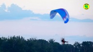 Spływ Wisłą 2020 ( Pod Gołym Niebem ) Paralotnia przy moście południowym Warszawa
