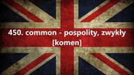 1000 najczęściej używanych słów w języku angielskim część 44