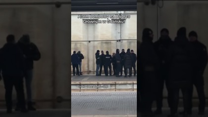 ALARM BOMBOWY NA DWORCU GŁÓWNYM W GDAŃSKU!