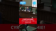 Cyrk w sejmie.  Przyszedł NIE TEN MINISTER co trzeba #shorts