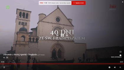 TV Trwam - 40 dni ze św.  Franciszkiem - Dzień 22: Stygmaty (11. 03. 2026)