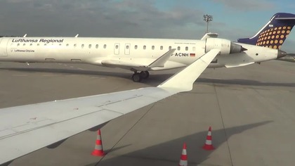 14 08 19 Bombardier CRJ 900LR D ACNB Frankfurt Wrocław Lufthansa Regional