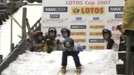 7-letni Paweł Wąsek na zawodach Lotos Cup w Wiśle (03. 02. 2007)