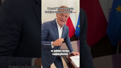 DONALD TUSK OGŁASZA KOLEJNY SUKCES POLSKI!
