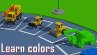 Toy Construction Vehicle Factory - Learning colors for Kids | Toys are fun - Cartoon Animation