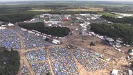 Przystanek Woodstock 2017 z lotu ptaka