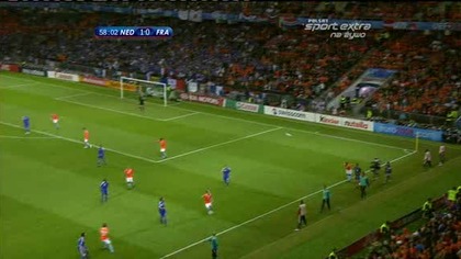 Euro 2008 Holandia - Francja 2-0 Van Persie
