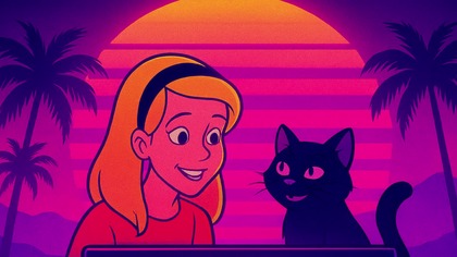 Isle of Music - Cartoons Werent Fake  Synthwave 2025 | Official Lyric Video