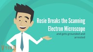 Rosie Breaks the Scanning Electron Microscope (ARRESTED and GROUNDED!)