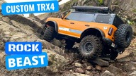 Extreme 1/10 RC Scale Rock Crawling in Custom Build Traxxas Trx4 Bronco 2021