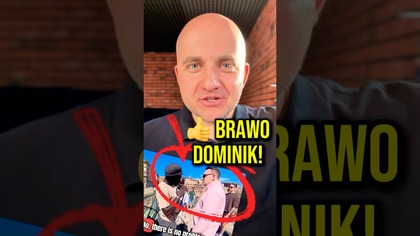 Brawo Dominik Tarczyński! Hańba politrukom z lewackich mediów!