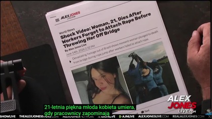 Skok bungee bez liny i niebezpieczne motocykle - Alex jones
