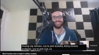 Nick Fuentes i ciasteczkowy potwór