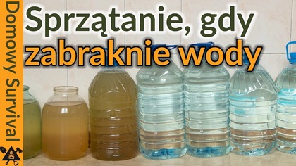 Jak sprzątać, gdy nie ma wody w kranie?