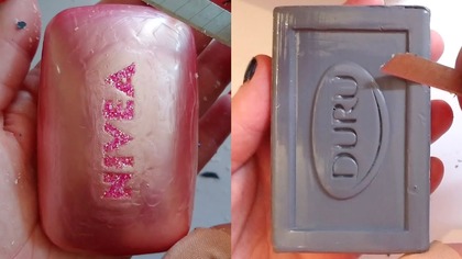 Soap Carving ASMR Relaxing Sounds no talking Satisfying ASMR Video