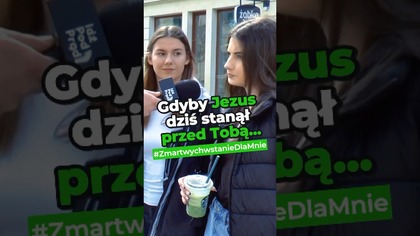 Gdyby Jezus dziś stanął przed Tobą #ZmartwychwstanieDlaMnie PREMIERA dziś o 19:09 w IPPTV.