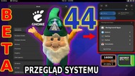Przegląd GNOME 44 BETA - Linux GnomeOS Nightly - Real Hardware.  Dużo nowości w świetnym pulpicie