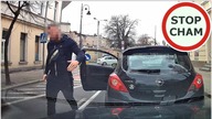 Agresja drogowa - uczulony na klakson, hamowanie i ...  #789 Wasze Filmy