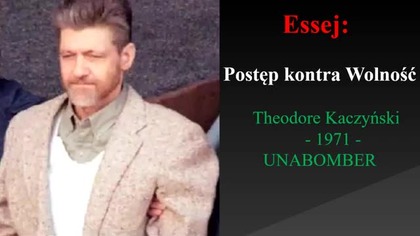 Esej Postęp Kontra Wolność