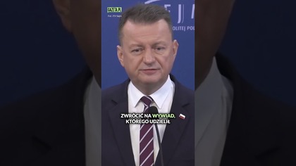 Błaszczak: Tusk przyjął taką manierę putinowską