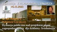 Dyskusja publiczna nad projektem planu zagospodarowania przestrzennego dla Śr&oacute;dm.  Dąbrowy G&