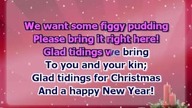 Christmas carol We wish you a Merry Christmas melody