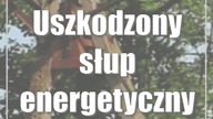 Uszkodzony słup energetyczny straszy w Rudach
