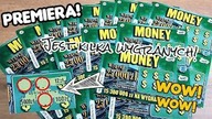 Zdrapki Lotto #815 Premiera! 25 zdrapek MONEY  Jest kilka wygranych! 