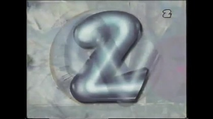 Dwójka - Zapowiedzi, losowanie LOTTO, zegar i fr.  Panoramy z 14 czerwca 1995 roku