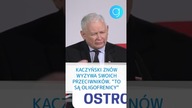 (subskrybuj) Kaczyński znów WYZYWA swoich przeciwników To są oligofrenicy #shorts