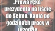 Prawa ręka prezydenta na liście do Sejmu.  Kampania po godzinach pracy w urzędzie