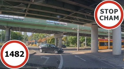Stop Cham #1482 - Niebezpieczne i chamskie sytuacje na drogach