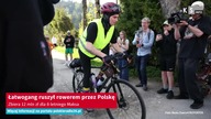 Łatwogang ruszył rowerem przez Polskę.  Zbiera 12 mln zł dla 8-letniego Maksa [KS Info]