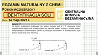 ZADANIE 17 CKE 2021 MAJ IDENTYFIKACJA SOLI