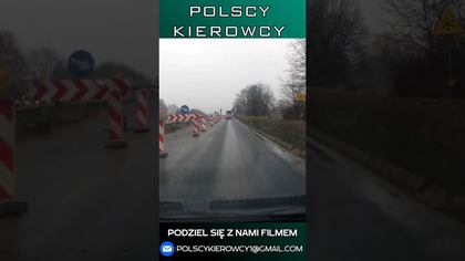 Zajechanie drogi, kierowca ślepy albo niewidomy #polscykierowcy #polska #shorts