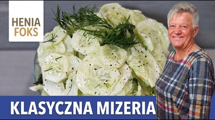 Mizeria  przepis krok po kroku! Klasyczna i tradycyjna ze śmietana i koperkiem, idealna do obiadu!