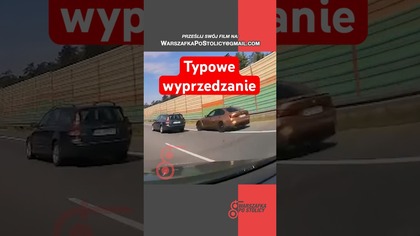 Lewy pas zajęty.  Co zrobiłbyś na miejscu kierowcy BMW? #warszawa #kierowca