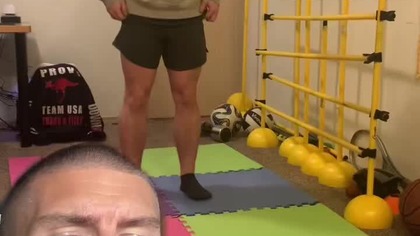 Skoki bez KOLAN #shorts