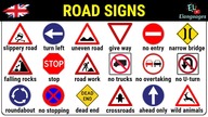 Road signs in English - 75 Important TRAFFIC SIGNS You Should Know When Driving Vocabulary