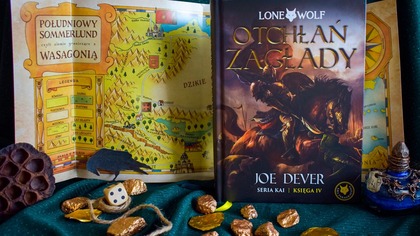 Recenzja: Lone Wolf: Cień na piasku  finał serii Kai | Black Monk Games