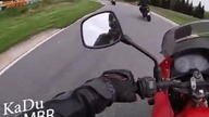 FULL SEND Yamaha XJ600 on the racetrack #shorts