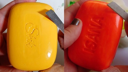 Soap Carving ASMR Relaxing Sounds no talking Satisfying ASMR Video #soapcarving #soapcuttingvideo