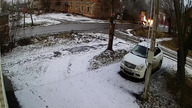 Wybuch butli gazowej w jadącym samochodzie