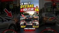 Za blisko z przodu i z tyłu finał był do przewidzenia  #shorts #kolizja #droga #uwaga