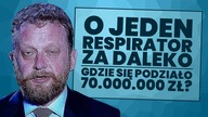 Gdzie są pieniądze za respiratory? Brakuje 70. 000. 000 zł!