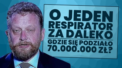 Gdzie są pieniądze za respiratory? Brakuje 70. 000. 000 zł!