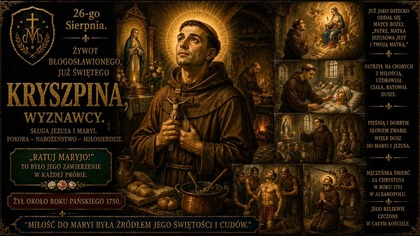 Spadł z wysokiego drzewa.  Maryjo, ratuj! Św.  Kryszpin z Viterbo | 26 sierpnia (Audiobook)