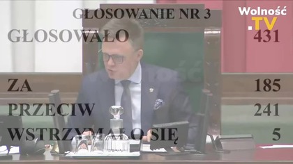 BURZA NA POCZĄTKU OBRAD PO WIELKIEJ PORAŻCE RZĄDU TUSKA!